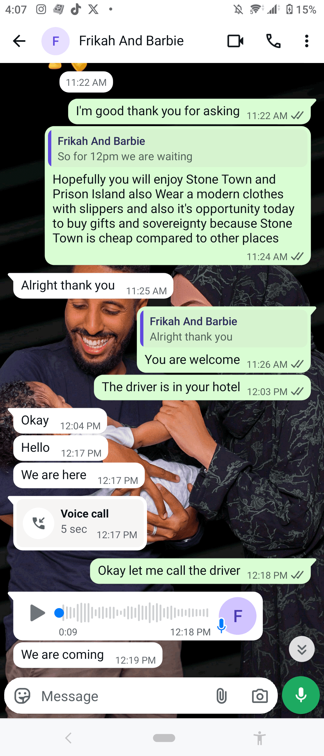 Professional advice feedback from Frikah and Barbie